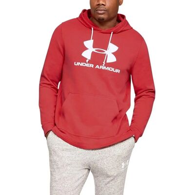 Under Armour Herr Sweatshirt Sportstyle Terry Logo - Röd - XL Under Armour Herr Sweatshirt Sportstyle Terry Logo - Röd - XL