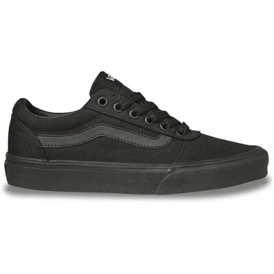 Vans Womens Ward Low Rise Tonal Trainers Sneakers Shoes - Black - Sneakers Vans Womens Ward Low Rise Tonal Trainers Sneakers Shoes - Black - Sneakers