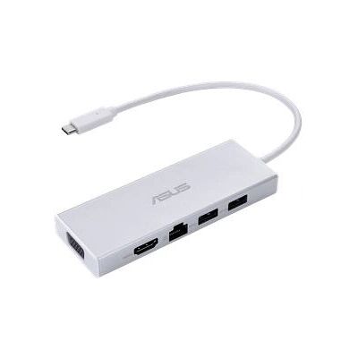 Asus OS200 USB-Hub - USB 3.2 Gen 1, HDMI, VGA, RJ-45, Silber Asus OS200 USB-Hub - USB 3.2 Gen 1, HDMI, VGA, RJ-45, Silber