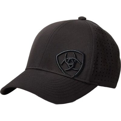 Casquette de Baseball Ariat Tri Factor - Noir - Protection UV - Publicité Casquette de Baseball Ariat Tri Factor - Noir - Protection UV - Publicité