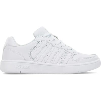 K-Swiss Court Palisades Bianco/Rosse Cenere/Cornstalk - Sneakers K-Swiss Court Palisades Bianco/Rosse Cenere/Cornstalk - Sneakers