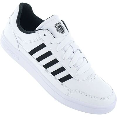 K-Swiss - Court Chasseur - Blanc - Cuir - Chaussures - Publicité K-Swiss - Court Chasseur - Blanc - Cuir - Chaussures - Publicité