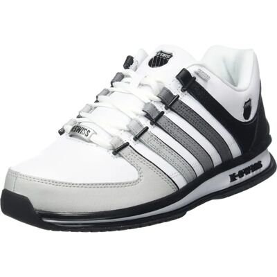 K-Swiss Rinzler Cuir - Baskets Hommes Cuir Blanc - Baskets K-Swiss Rinzler Cuir - Baskets Hommes Cuir Blanc - Baskets