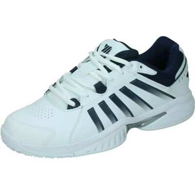 K-Swiss Court Receiver V Omni Heren Tennisschoenen - Wit/Peacoat/Zilver - 43 K-Swiss Court Receiver V Omni Heren Tennisschoenen - Wit/Peacoat/Zilver - 43