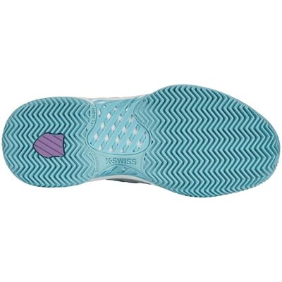K-Swiss Hypercourt Express 2 HB Tennisschuhe - Weiß/Blau/Lila K-Swiss Hypercourt Express 2 HB Tennisschuhe - Weiß/Blau/Lila