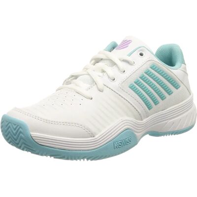 K-Swiss Court Express Mujeres Blancas/Azul - Zapatillas de tenis K-Swiss Court Express Mujeres Blancas/Azul - Zapatillas de tenis