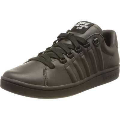 Chaussures en Cuir K-Swiss Lozan pour Hommes - Noir - Baskets Décontractées - Cuir - EU 41 Chaussures en Cuir K-Swiss Lozan pour Hommes - Noir - Baskets Décontractées - Cuir - EU 41