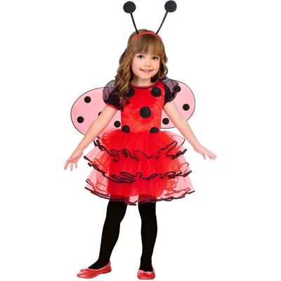 Amscan Marienkäfer Kleid - Abnehmbare Flügel & Fühler - 3-4 Jahre Amscan Marienkäfer Kleid - Abnehmbare Flügel & Fühler - 3-4 Jahre