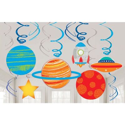 Decorazione festa spaziale Amscan 672278 Decorazione festa spaziale Amscan 672278