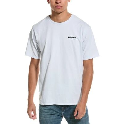 Patagonia P-6 Logo Responsibili-Tee (38504) - valkoinen Patagonia P-6 Logo Responsibili-Tee (38504) - valkoinen
