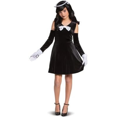 Disfraz de Alice Angel de Lacey Wigs - Grande negro/blanco - Para niños Disfraz de Alice Angel de Lacey Wigs - Grande negro/blanco - Para niños