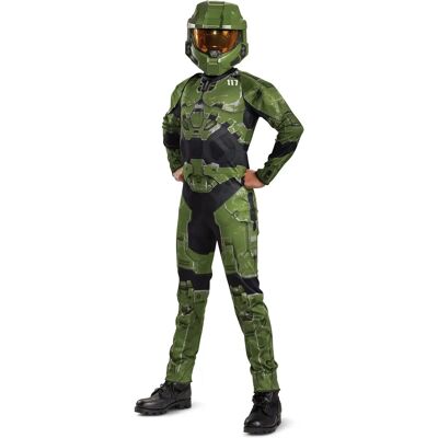 Déguisement Master Chief Halo Vert - Enfant 10-12 - Publicité Déguisement Master Chief Halo Vert - Enfant 10-12 - Publicité