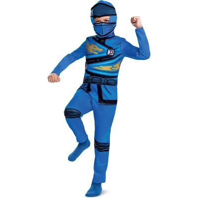 JAKKS Pacific LEGO NINJAGO Jay Kostüm - Blau, 7-8 Jahre, 127-136cm JAKKS Pacific LEGO NINJAGO Jay Kostüm - Blau, 7-8 Jahre, 127-136cm