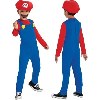 Fantasia do Super Mario para Crianças - 3-4 Anos Fantasia do Super Mario para Crianças - 3-4 Anos