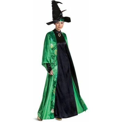 Lacey Wigs - Kostym Professor McGonagall - Grön/Svart Lacey Wigs - Kostym Professor McGonagall - Grön/Svart