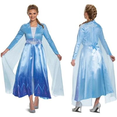 Déguisement Elsa de Frozen 2 - Bleu M/L - Costumes.com Déguisement Elsa de Frozen 2 - Bleu M/L - Costumes.com