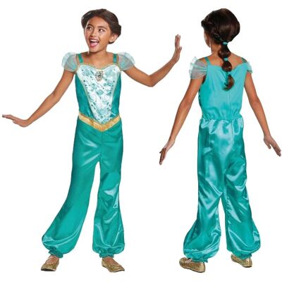 Disguise Disfraz de Jasmin para Niñas - Vestido Turquesa - Princesa Disney Disguise Disfraz de Jasmin para Niñas - Vestido Turquesa - Princesa Disney