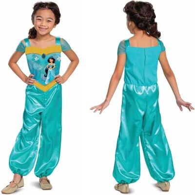 Disney Jasmine Kinderkostuum - Blauw/Geel - 7-8 jaar Disney Jasmine Kinderkostuum - Blauw/Geel - 7-8 jaar