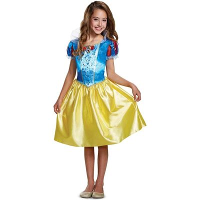 Disney Snövit Barnkostym - Blå & Guld - 3-4 År Disney Snövit Barnkostym - Blå & Guld - 3-4 År