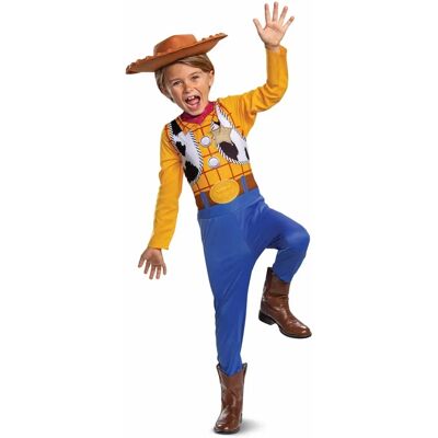 Costume Woody de Lacey Wigs - Toy Story enfants jaune/bleu 7-8 ans Costume Woody de Lacey Wigs - Toy Story enfants jaune/bleu 7-8 ans