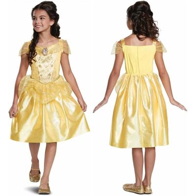 Disney Belle Kostüm für Mädchen Gelb - Klassisches Prinzessinnenkleid - 3-4 Jahre Disney Belle Kostüm für Mädchen Gelb - Klassisches Prinzessinnenkleid - 3-4 Jahre