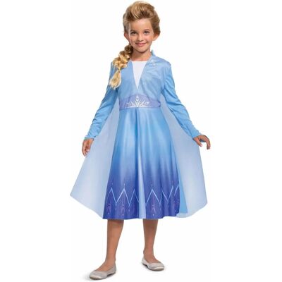 Lacey Wigs Elsa Frozen 2 kostuum voor meisjes - Blauw/Mauve/Wit - 5-6 jaar Lacey Wigs Elsa Frozen 2 kostuum voor meisjes - Blauw/Mauve/Wit - 5-6 jaar