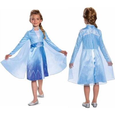 Lacey Wigs Elsa Frozen 2 jelmez kislányoknak - Kék/Fehér, 7-8 év Lacey Wigs Elsa Frozen 2 jelmez kislányoknak - Kék/Fehér, 7-8 év