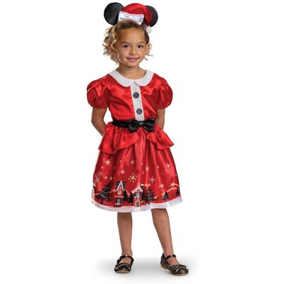 Disguise Kerst Minnie Kostuum voor kinderen - Kostuums, Polyester, Rood Disguise Kerst Minnie Kostuum voor kinderen - Kostuums, Polyester, Rood