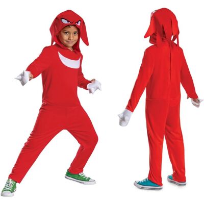 Disguise Sonic Fancy Dress - Knuckles - 128 cm - Fancy Dress Costume Disguise Sonic Fancy Dress - Knuckles - 128 cm - Fancy Dress Costume