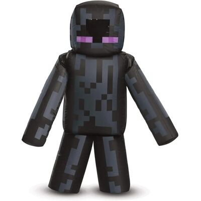 Costume Enderman di Minecraft - Gonfiabile, Nero/Porpora Costume Enderman di Minecraft - Gonfiabile, Nero/Porpora