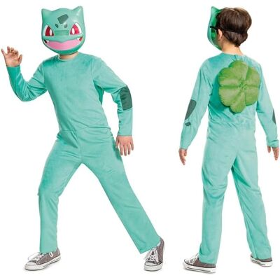Déguisement Pokémon Bulbasaur pour enfants - Taille M Déguisement Pokémon Bulbasaur pour enfants - Taille M