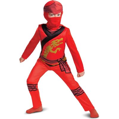Disguise Lego Ninjago Kai Kostüm - 7-8 Jahre Disguise Lego Ninjago Kai Kostüm - 7-8 Jahre