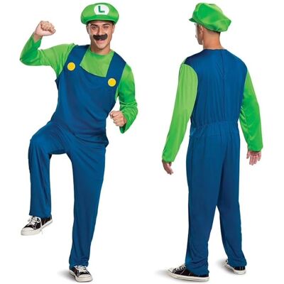 Disguise Luigi Classic Super Mario Costume - Adult XL Disguise Luigi Classic Super Mario Costume - Adult XL