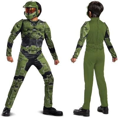 Disguise Master Chief Kostuum - 4-6 Jaar Disguise Master Chief Kostuum - 4-6 Jaar