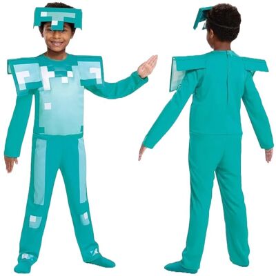 Disguise Diamant Rüstung Kostüm - Blau S Disguise Diamant Rüstung Kostüm - Blau S