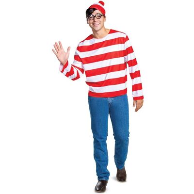 Disguise Waldo Classic Wheres Waldo Wally Story Book Week Costume - Costumes Disguise Waldo Classic Wheres Waldo Wally Story Book Week Costume - Costumes