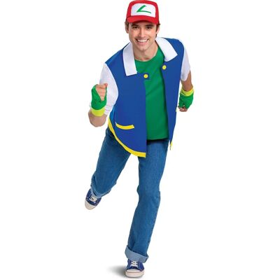 Costume classico Ash Ketchum - Pokémon Costume classico Ash Ketchum - Pokémon