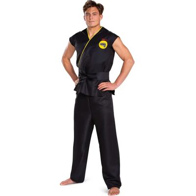 Disfraz Cobra Kai de Lacey Wigs - Pequeño/Mediano negro M/L - Disfraces Disfraz Cobra Kai de Lacey Wigs - Pequeño/Mediano negro M/L - Disfraces
