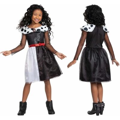 Costume Disney Cruella - Enfant 3-4 Ans - Costume - Publicité Costume Disney Cruella - Enfant 3-4 Ans - Costume - Publicité