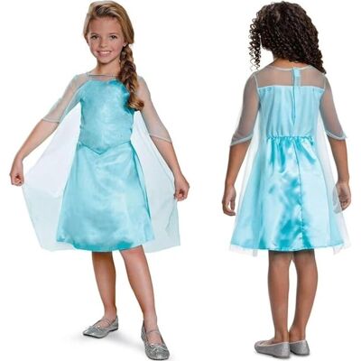 Disney Frozen Elsa Blue Costume for Kids 7-8 Years Disney Frozen Elsa Blue Costume for Kids 7-8 Years