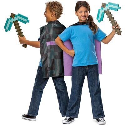 Minecraft Yxa & Mantel Set - Kostymer för Barn Minecraft Yxa & Mantel Set - Kostymer för Barn