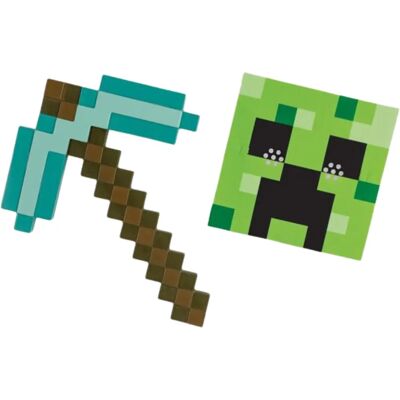 Disguise Creeper Kostym - Grön & Svart - Halloween & Party Disguise Creeper Kostym - Grön & Svart - Halloween & Party