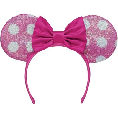 Disguise - Minnie Mouse - Rose - Pois - Headband Disguise - Minnie Mouse - Rose - Pois - Headband