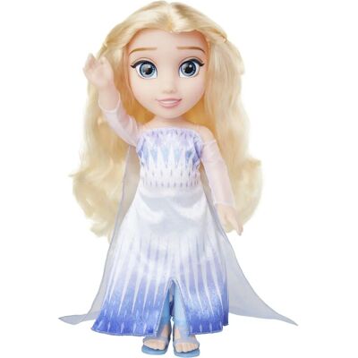 Elsa Frozen 2 Disney Pop van 38 cm - Sneeuwkoningin, Lang Haar, Jurk, Schoenen Elsa Frozen 2 Disney Pop van 38 cm - Sneeuwkoningin, Lang Haar, Jurk, Schoenen