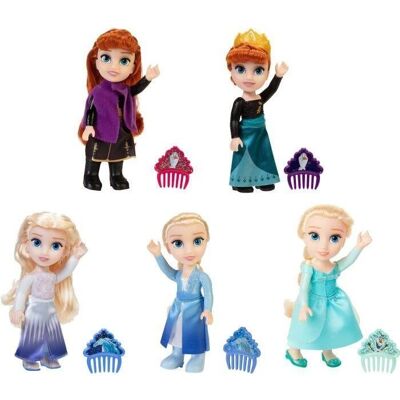 Disney Jakks - Frozen Puppen mit Zubehör - Sammelbare 15cm Prinzessinnen Disney Jakks - Frozen Puppen mit Zubehör - Sammelbare 15cm Prinzessinnen