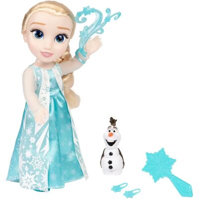 Disney Elsa Singende Puppe - 38cm, Mehrsprachig, mit Olaf Disney Elsa Singende Puppe - 38cm, Mehrsprachig, mit Olaf