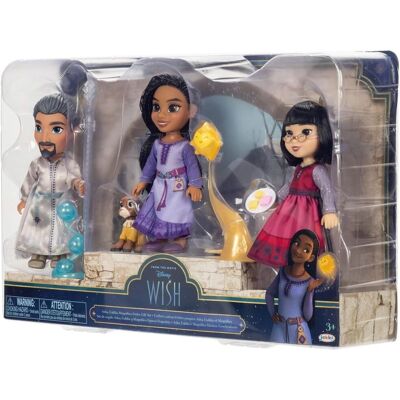 Disney Wish Puppen-Set - Asha, Dahlia & Magnifico - 15cm - Sammelbar Disney Wish Puppen-Set - Asha, Dahlia & Magnifico - 15cm - Sammelbar