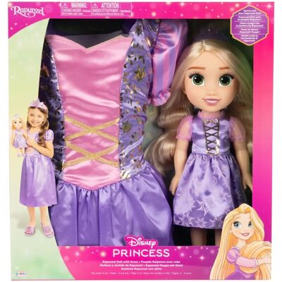 Poupée Raiponce Jakks Pacific - Costume Tour Disney 38cm - Publicité Poupée Raiponce Jakks Pacific - Costume Tour Disney 38cm - Publicité