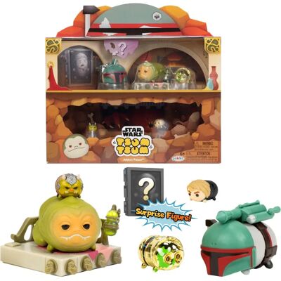 Ensemble de figurines Disney Tsum Tsum Jabba's Place Deluxe - Star Wars - Publicité Ensemble de figurines Disney Tsum Tsum Jabba's Place Deluxe - Star Wars - Publicité
