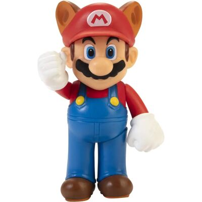 Figurine d'action Jakks Pacific Super Mario Raccoon Mario 2.5" Collection Figurine d'action Jakks Pacific Super Mario Raccoon Mario 2.5" Collection